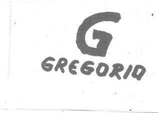 Trademark GREGORIO + LOGO