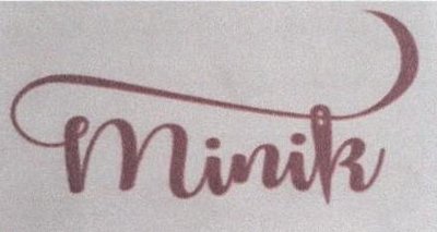 Trademark MINIK + LOGO