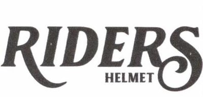 Trademark RIDERS helmet