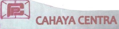 Trademark CAHAYA CENTRA + LOGO