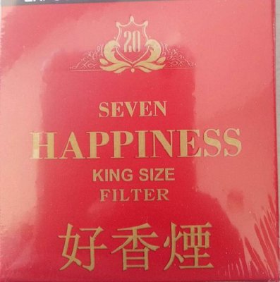 Trademark SEVEN HAPPINESS + Lukisan + Huruf China