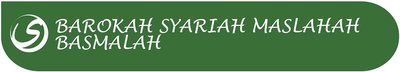 Trademark BAROKAH SYARIAH MASLAHAH BASMALAH + LOGO