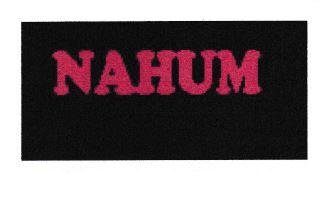 Trademark NAHUM