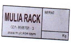 Trademark MULIA RACK