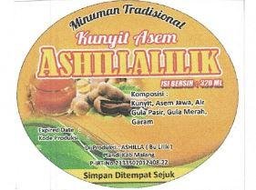 Trademark ASHILLALILIK