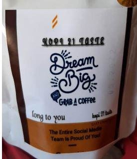 Trademark Kopi bubuk Dream Big