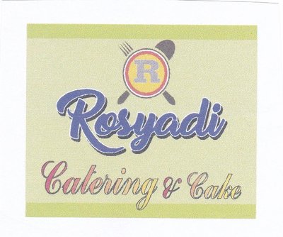 Trademark Rosyadi Catering & Cake + logo