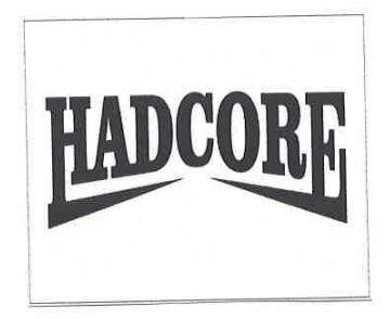 Trademark HARDCORE + Logo