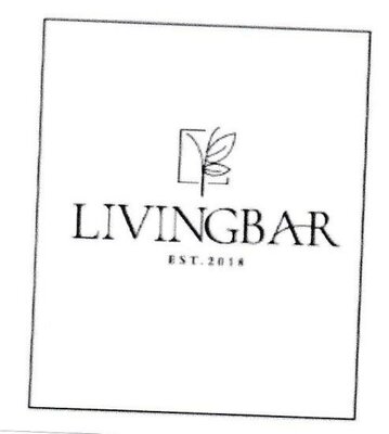 Trademark LIVINGBAR EST.2018 + LOGO