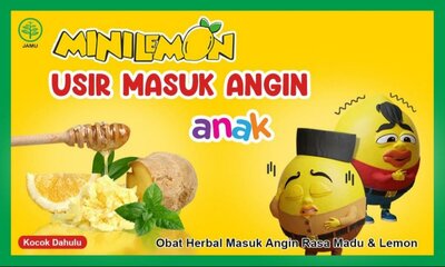 Trademark Minilemon Usir Masuk Angin Anak + Logo