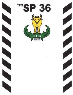 Trademark TFG SP 36 + logo/lukisan