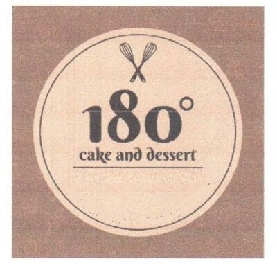 Trademark 180° cake and dessert + Logo