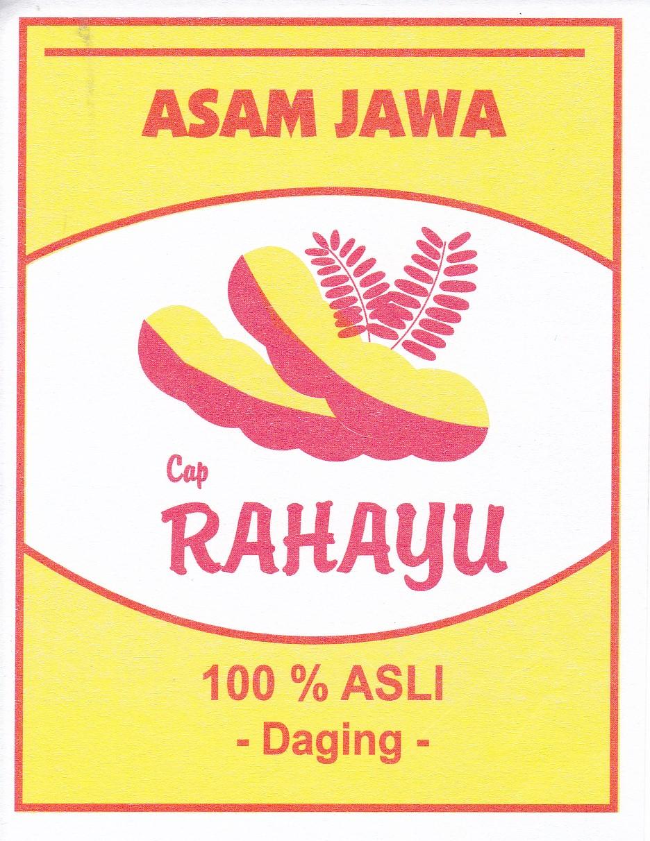 Trademark Asam Jawa Rahayu