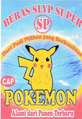 Trademark Beras Cap Pokemon