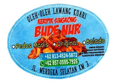 Trademark KERIPIK BUDE NUR