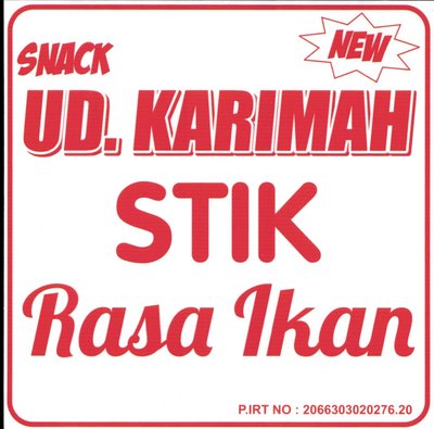 Trademark SNACK UD. KARIMAH STIK RASA IKAN