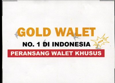 Trademark PERANSANG GOLD WALET