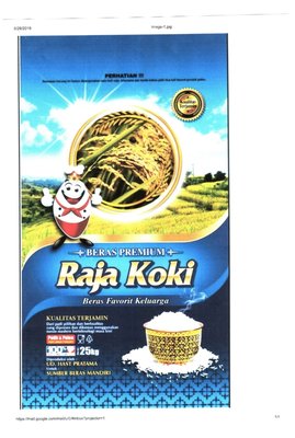 Trademark RAJA KOKI