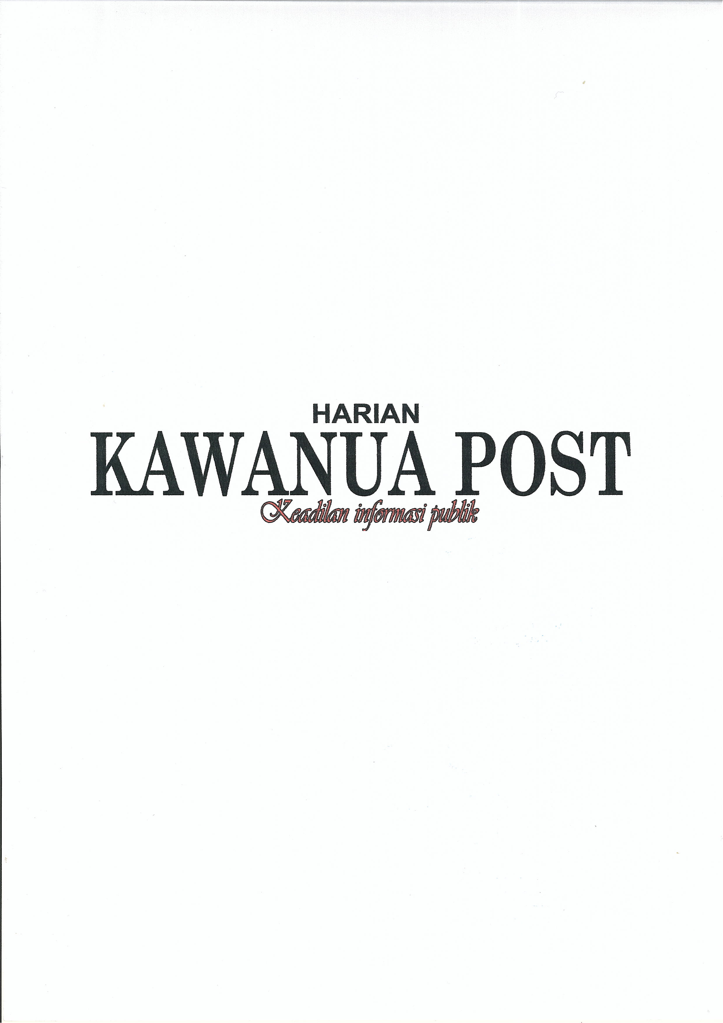 Trademark KAWANUA POST