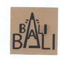 Trademark BALIABALI + LOGO