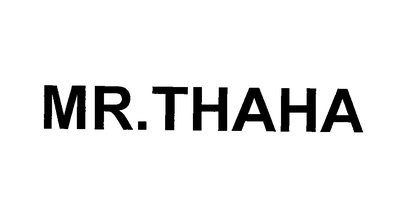 Trademark MR. THAHA