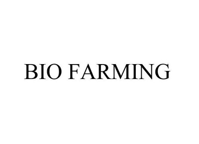 Trademark BIO FARMING