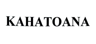 Trademark KAHATOANA