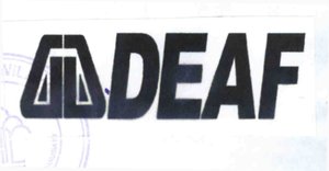 Trademark DEAF + LOGO