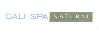 Trademark BALI SPA NATURAL + LOGO