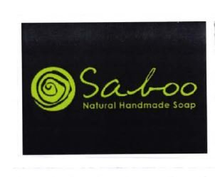 Trademark SABOO NATURAL HANDMADE SOAP + LOGO