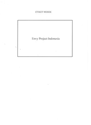 Trademark ENVY PROJECT INDONESIA