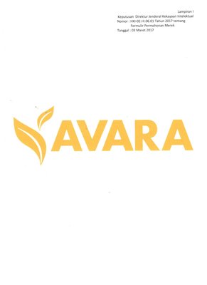 Trademark AVARA