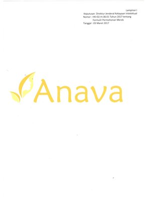 Trademark ANAVA