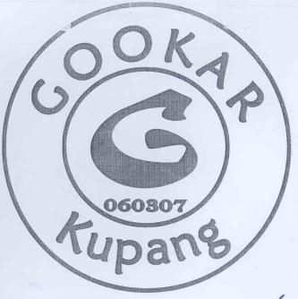 Trademark GOOKAR / 060307 / KUPANG + LOGO G