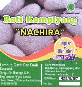 Trademark ROTI KOMPIANG "NACHIRA"