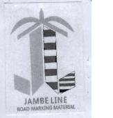 Trademark JAMBE LINE ROAD MARKING MATERIAL + LOGO JL