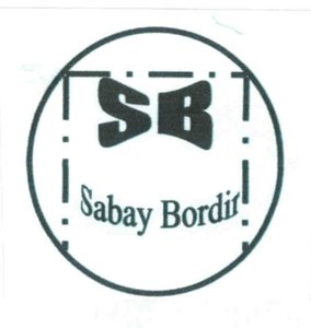 Trademark S B SABAY BORDIR + GAMBAR