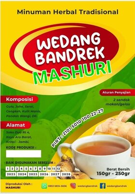 Trademark WEDANG BANDREK MASHURI