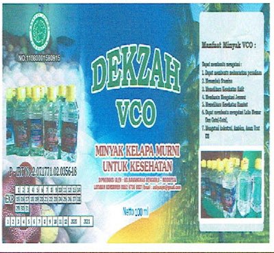 Trademark DEKZAH VCO