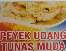 Trademark peyek udang tunas muda