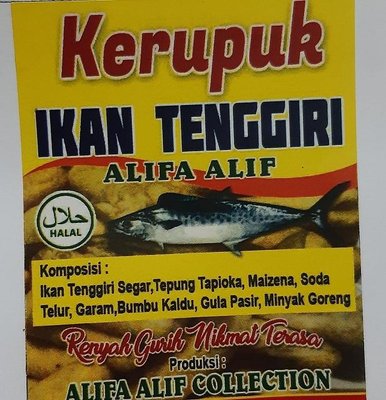 Trademark KERUPUK IKAN TENGGIRI ALIFA ALIF