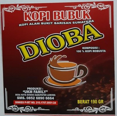 Trademark KOPI BUBUK DIOBA