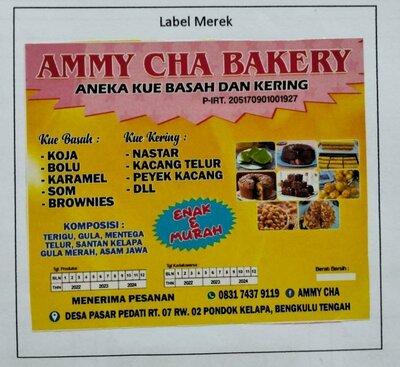 Trademark AMY CHA BAKERY