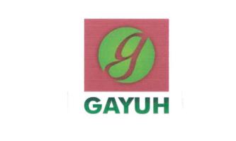 Trademark GAYUH + logo G