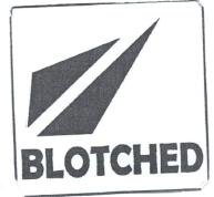 Trademark BLOTCHED + Logo