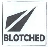 Trademark BLOTCHED + Logo