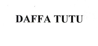 Trademark DAFFA TUTU