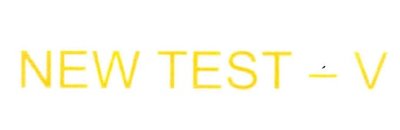 Trademark NEW TEST-V