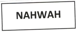 Trademark NAHWAH