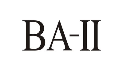 Trademark BA-II